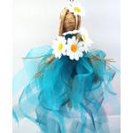 Hand Crafted Hanging Daisy Flower Maiden Doll